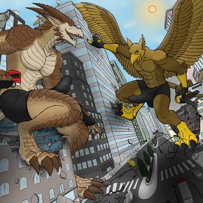 brutus (pyronite), carpo (mythology) created by duskisnowpaw, growingdragon