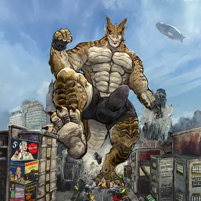 brutus (pyronite) (coca-cola, lucky strike) created by aokamidu