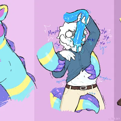 bubble (kevlarcaviar), gregory (vexedcalyx) (mythology) created by vexedcalyx