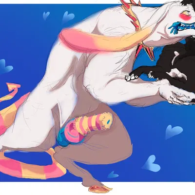 bugle (sourfry), eiderdown (celestialboner) created by celestialboner