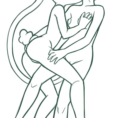 bunny (courage the cowardly dog), kitty (courage the cowardly dog) (cartoon network, courage the cowardly dog) created by monkeycheese, redout