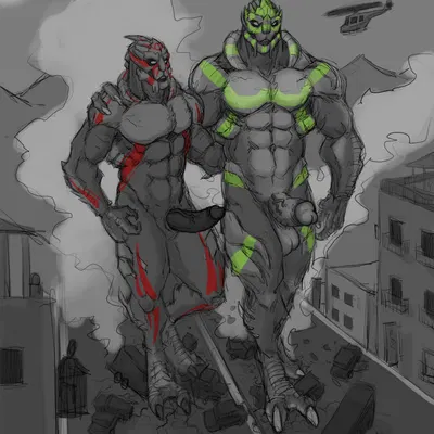 caelter (pyronite), canus (jacom) (bioware, electronic arts) created by madboart