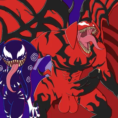 carnage (marvel), demon (darkdemon), dolly (101 dalmatians) (101 dalmatian street, 101 dalmatians) created by slightlyarousedguy