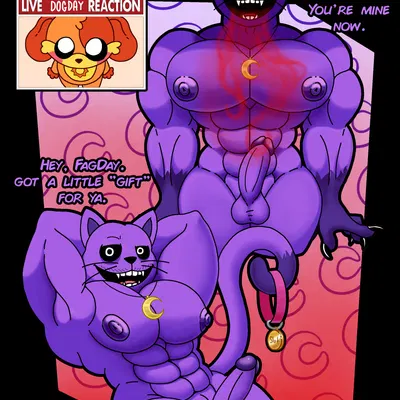 catnap (poppy playtime), dogday (poppy playtime) (live tucker reaction, mob entertainment) created by ch4mm0zotz