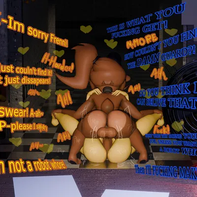 chica (fnaf), chiku (cryptiacurves), freddy (fnaf) (five nights at freddy's, fredina's nightclub) created by sonlink