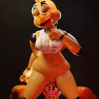 chica (fnaf), classic chica (fnaf), cupcake (fnaf) (five nights at freddy's, scottgames) created by jizzyfox