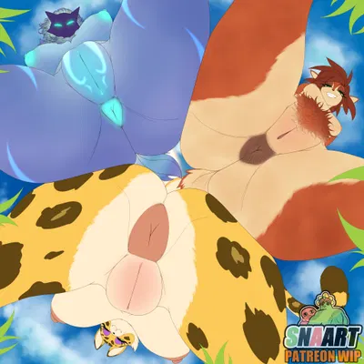 clawroline, elora, kindred (lol) (activision, kirby (series)) created by sadflowerhappy