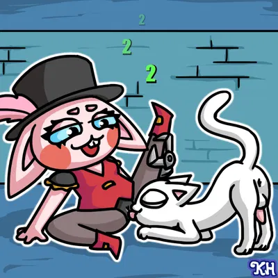 cream puff (dungeon clawler), felina (dungeon clawler) (dungeon clawler) created by kingheron