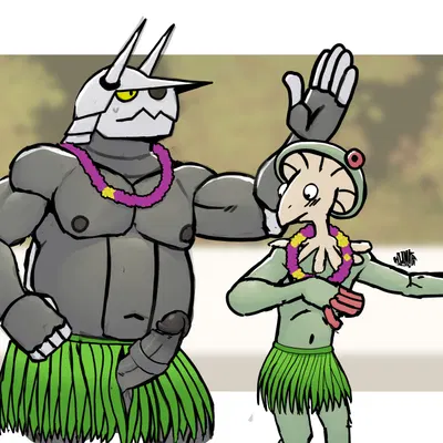 curtis sara taylor, trenton liddle (nintendo, pokemon) created by hunter-husky