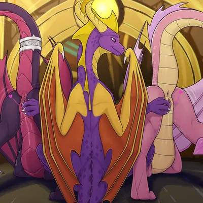 cynder, ember (spyro), spyro (activision, mythology) created by dreyk-daro