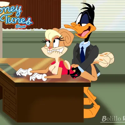 daffy duck, lola bunny (looney tunes, the looney tunes show) created by bolillo werito