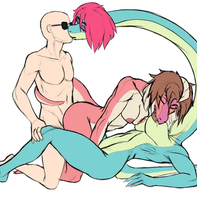 damien payne, inco (iwhtg), liz farlane (cavemanon studios, i wani hug that gator) created by prometheuzone, third-party edit