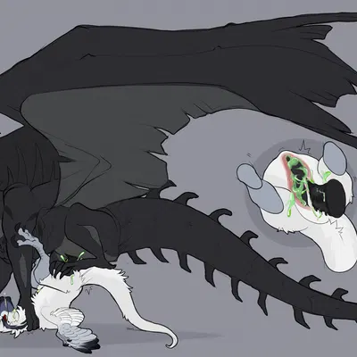 dark the xenodragon (alien (franchise), european mythology) created by owishka