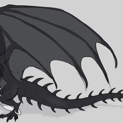 dark the xenodragon (alien (franchise), european mythology) created by owishka