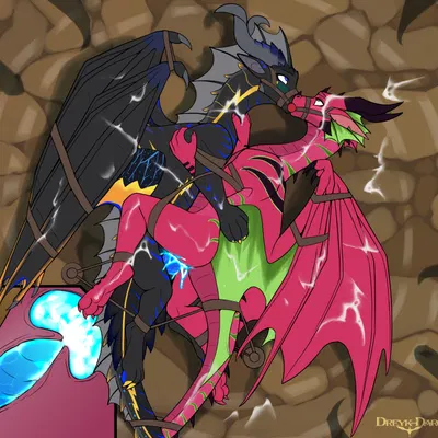 depth (sexysnek), prismatic (the real pyrite) (mythology, wings of fire) created by dreyk-daro