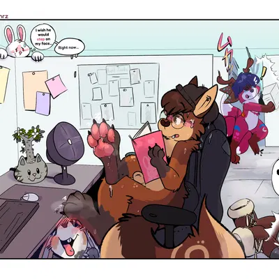 dermic hunter fox (character), eddy squirrel (microsoft, microsoft windows) created by sadcat16hrz