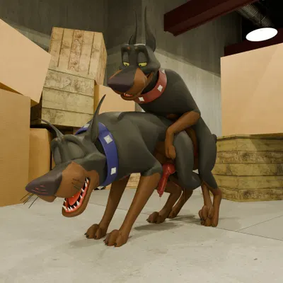 desoto (disney), roscoe (disney) (disney, oliver and company) created by redneck redoubt