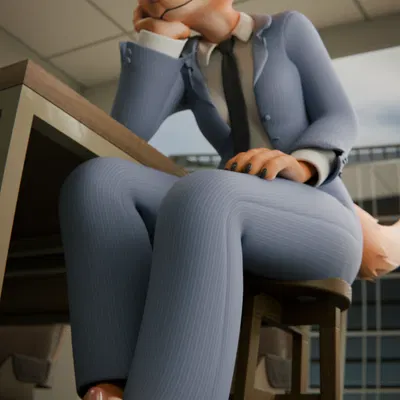 diane foxington (dreamworks, the bad guys) created by 1heart6minds