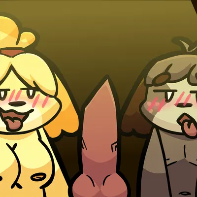digby (animal crossing), isabelle (animal crossing), k.k. slider (animal crossing, nintendo) created by smokyquartz1917