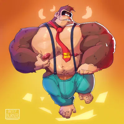 donkey kong (character) (donkey kong (series), donkey kong bananza) created by beefburner