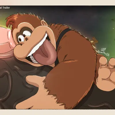 donkey kong (character) (donkey kong (series), donkey kong bananza) created by breadplus18