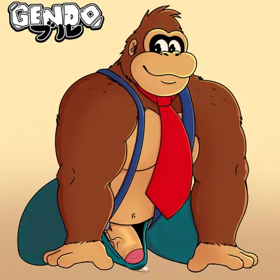 donkey kong (character) (donkey kong (series), donkey kong bananza) created by gendomx