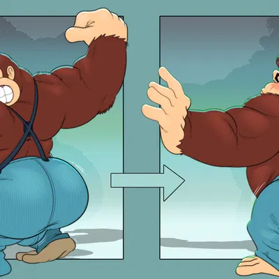 donkey kong (character) (donkey kong (series), donkey kong bananza) created by had0u