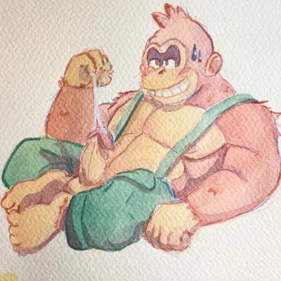 donkey kong (character) (donkey kong (series), donkey kong bananza) created by rinrin28