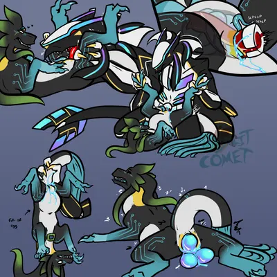 dorahm (moonlit-comet), heisen (ars machina) created by moonlit-comet