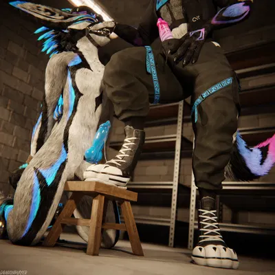 dragonplayer (character), juiceboxvr (converse) created by dragonplayer
