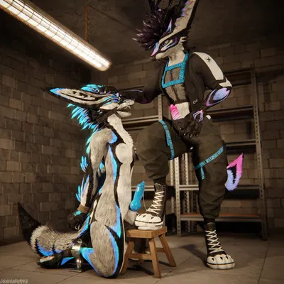 dragonplayer (character), juiceboxvr (converse) created by dragonplayer