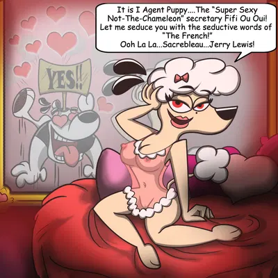 dudley puppy, fifi oui oui (nickelodeon, t.u.f.f. puppy) created by shinragod