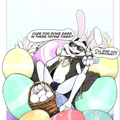 easter bunny (easter) created by inoby