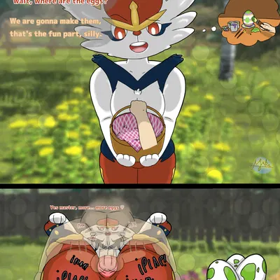 easter, instant loss 2koma created by majika