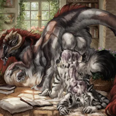 echo (zwerewolf), zal (zwerewolf) (zwerewolf) created by scarlanya