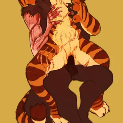 electric wolf, master tigress (dreamworks, kung fu panda) created by lanolin04