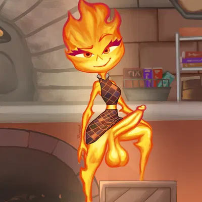 ember lumen (disney, elemental (pixar)) created by hexecat