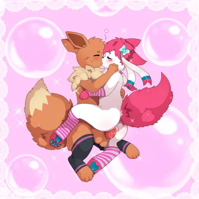 eti (utopianvee), smoothie (sylveon) (nintendo, pokemon)