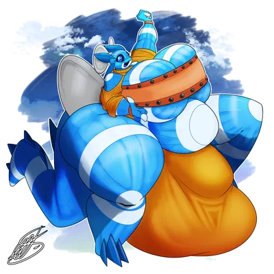 fan character, massive ornary air blimp, mo-by (shieradevil) (bloons tower defense, ninja kiwi) created by shieradevil
