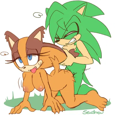 fan character, sticks the jungle badger (sega, sonic boom) created by senshion