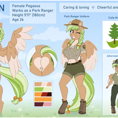 fan character, sylvia evergreen (hasbro, my little pony) created by dandy (artist)