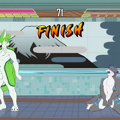 fidget the fox, kyro the husky, viola bat (character) (capcom, street fighter) created by viola bat