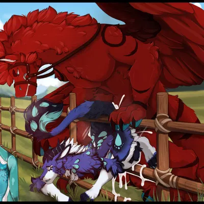 firecracker blaze, fou'luko (treble wulph) (mythology) created by korka