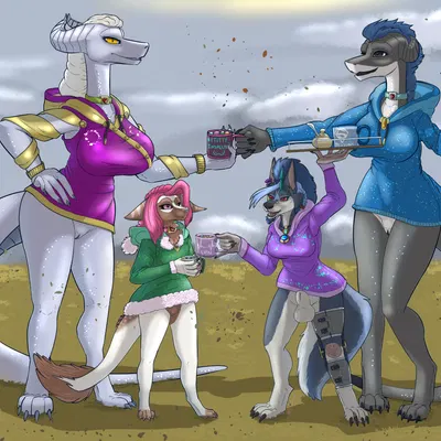 fleety (character), meeka rose, mis'alia (mythology) created by fleety (artist)