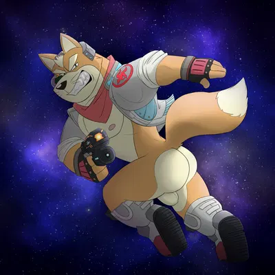 fox mccloud (nintendo, star fox) created by ethancostas