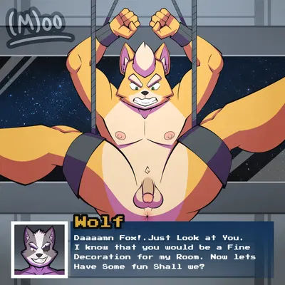 fox mccloud, wolf o'donnell (nintendo, star fox) created by torito moo