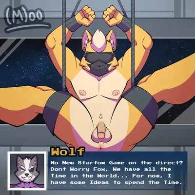 fox mccloud, wolf o'donnell (nintendo, star fox) created by torito moo