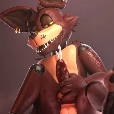 foxy (fnaf) (five nights at freddy's, scottgames) created by jizzyfox