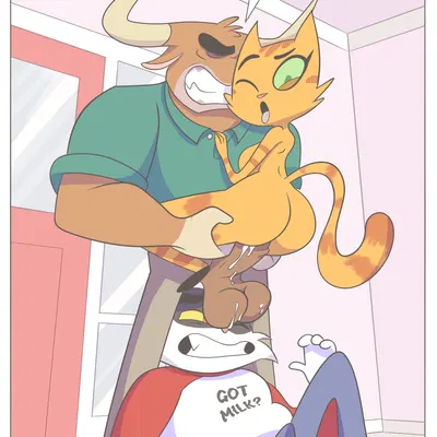 fran (litterbox comics), joel (litterbox comics), nameless character (got milk?, litterbox comics) created by deadinside97