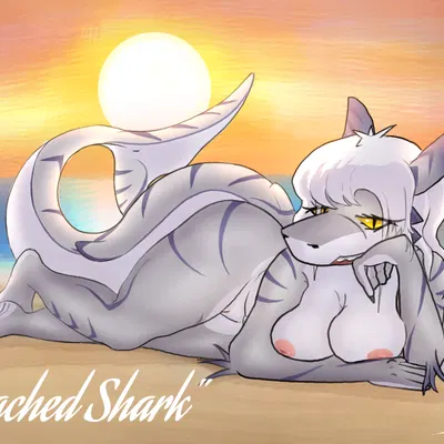 freaky ass shark created by tcg (artist)